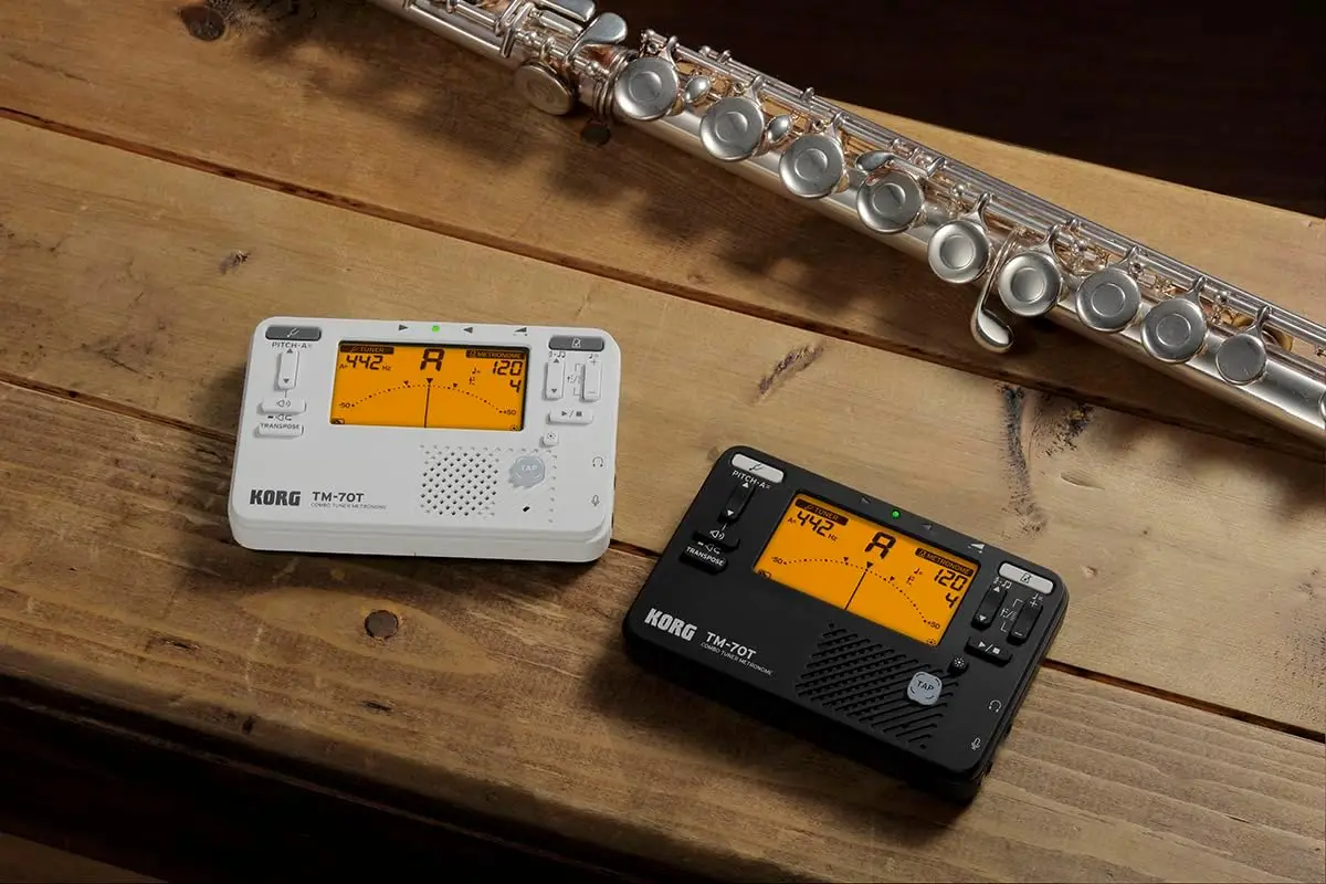 Description Picture 3 of itemKORG TM70T TM70C Tuner+Metronome+Recorder,  Used for wind, Guitar, Ukulele, and Piano Keyboard Instruments