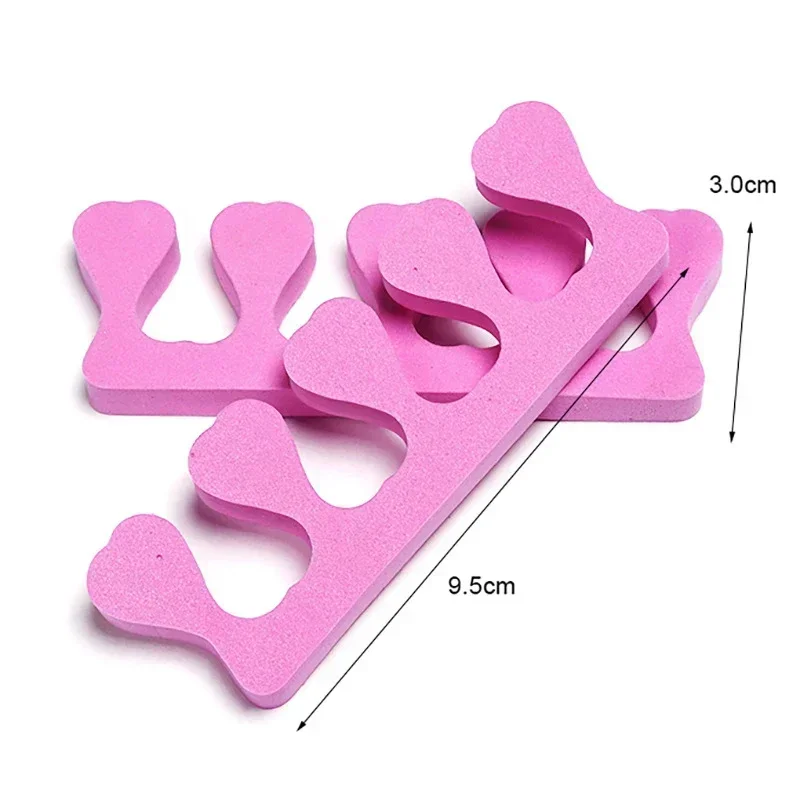 10//50/100Pcs Sponge Nail Art Toe Separators UV Gel Polish Soft Fingers Foots Separator Beauty Tools Manicure Pedicure Nail Kits