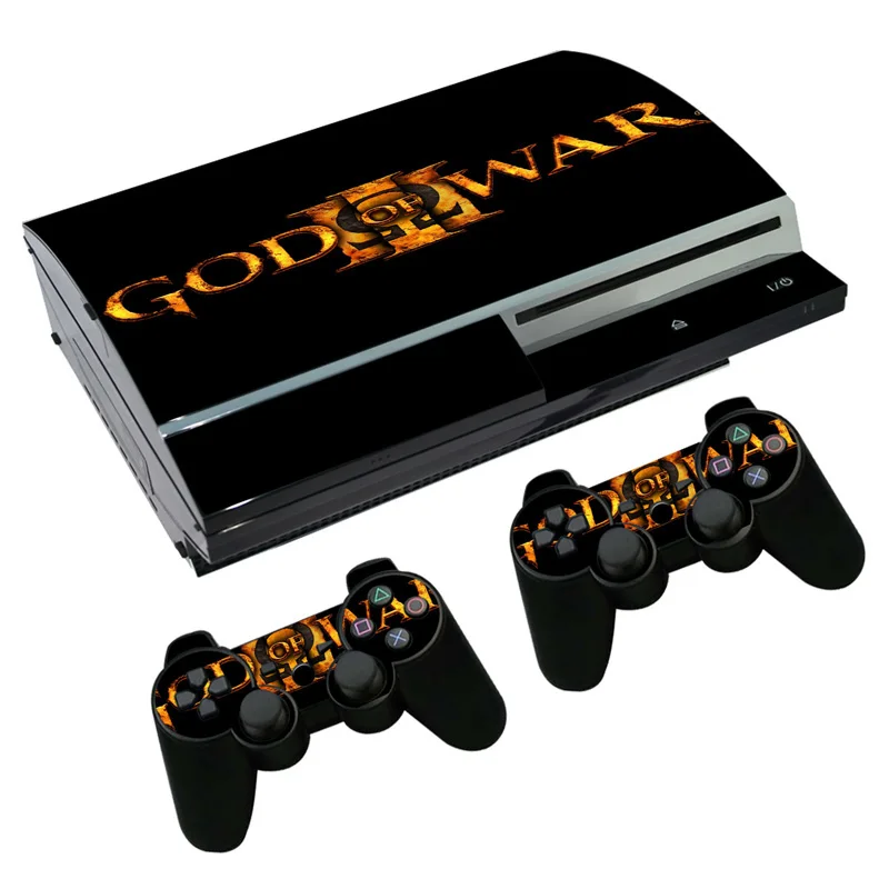 God of war design For PS 1000 Console Skins+2PCS Stickers For PS