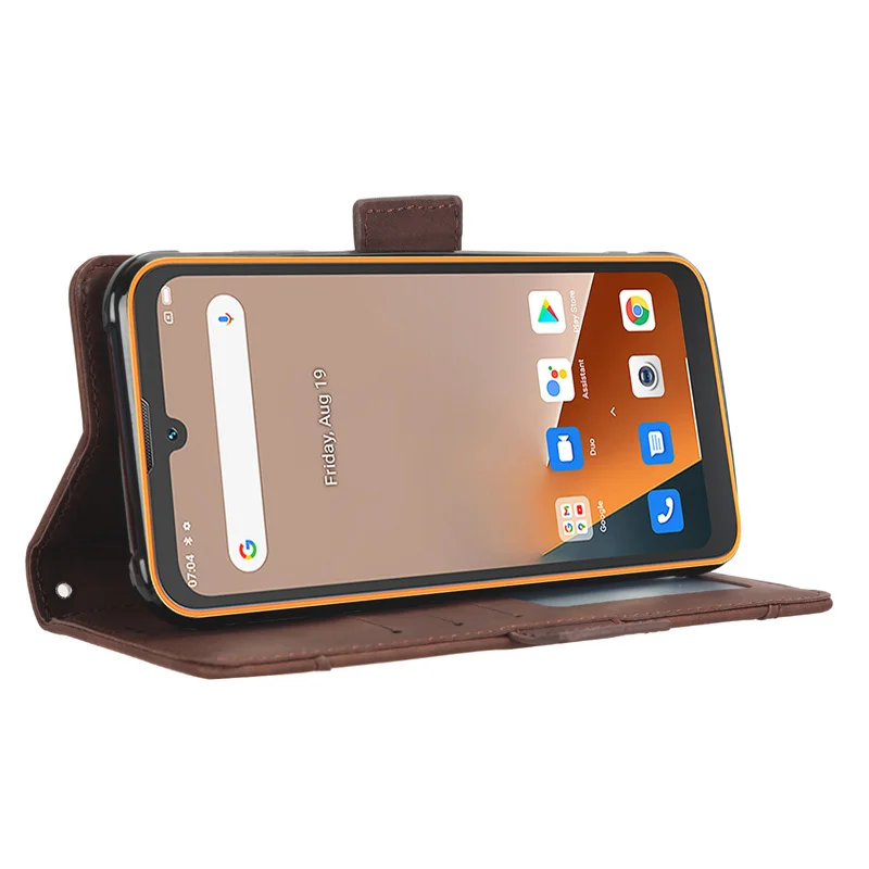 Wallet Flip Style Skin Feel Leather Phone Cover For Blackview BV5200 BV5500 Plus With Separate Card Slot