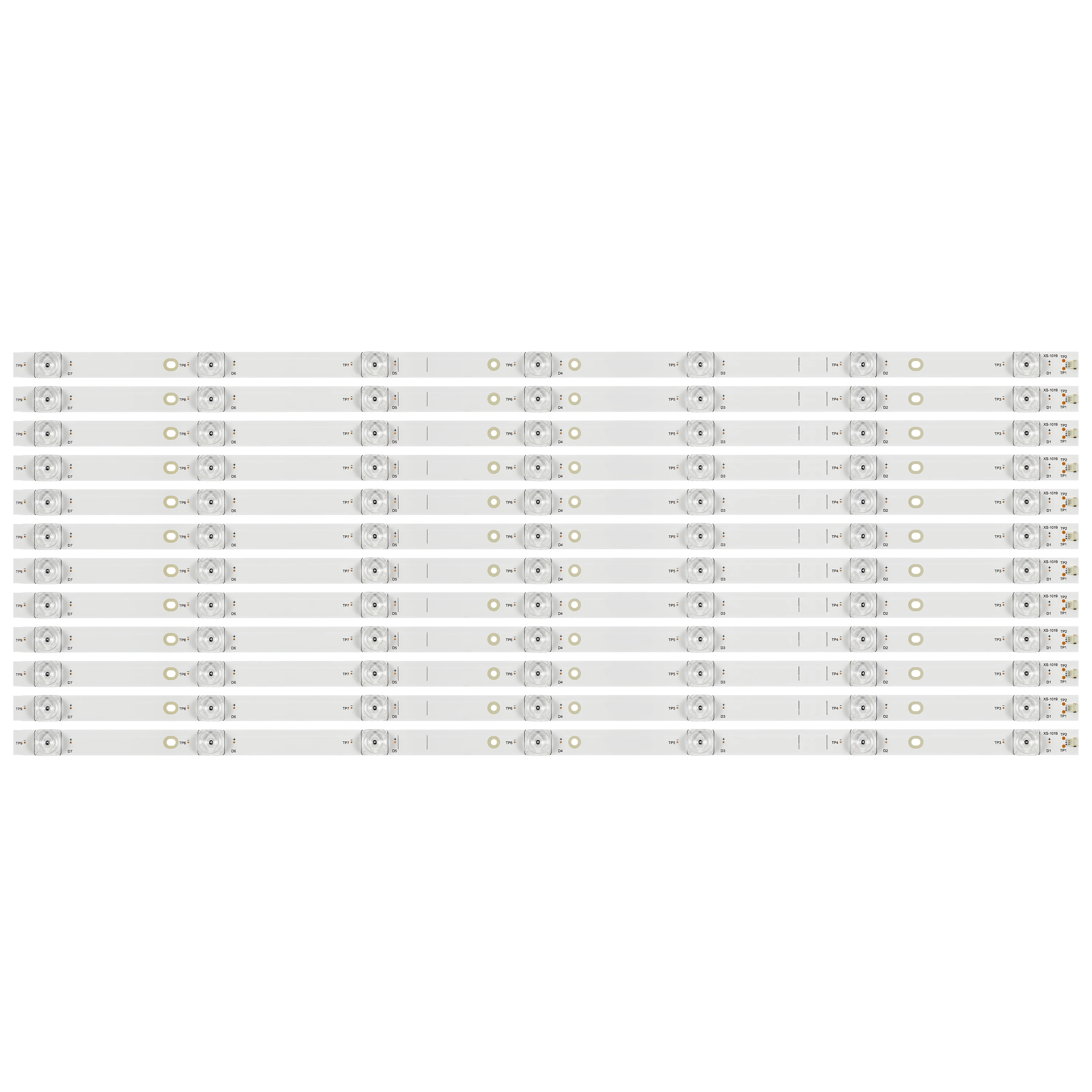 Tira Led para Hisense H65a6500uk 65h9808 H65sumf98817251103e 7led 12 Pcs