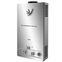 Chauffe-eau sans réservoir SIHAO 6L/8L/10L/12L/16L/18L GPL en acier inoxydable, chaudière à gaz liquéfié pour camping extérieur, équipement de chauffage d'eau 4