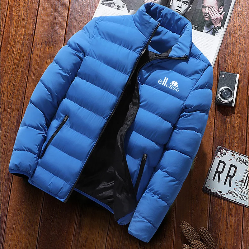 

2023 New Men's Autumn and Winter Jackets Fashionable and Casual Windproof Standing Collar Warm Coat Outdoor Sports Coat Extra La