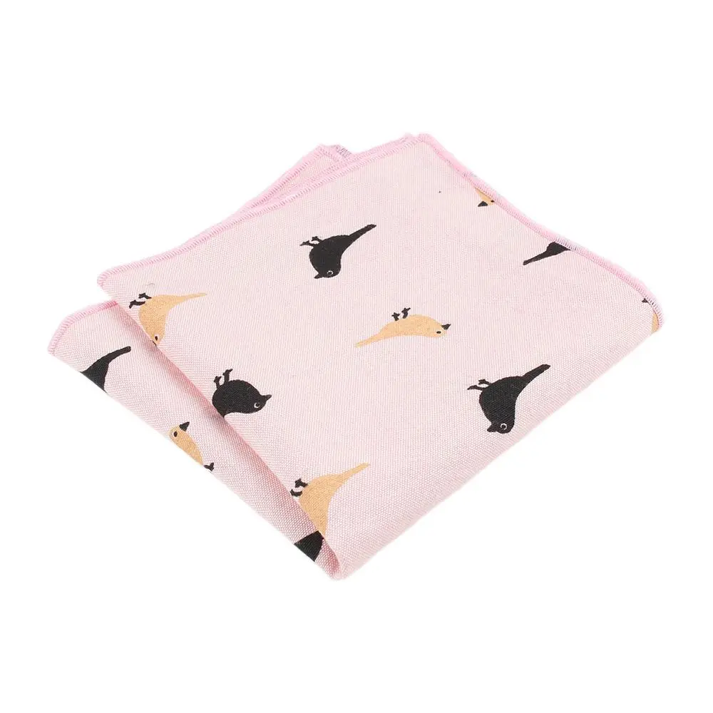 

Style Embroidery Floral Bird Pattern Handmade Formal Suit Gentlemen Hanky Handkerchief Pocket Square for Wedding Dress Party