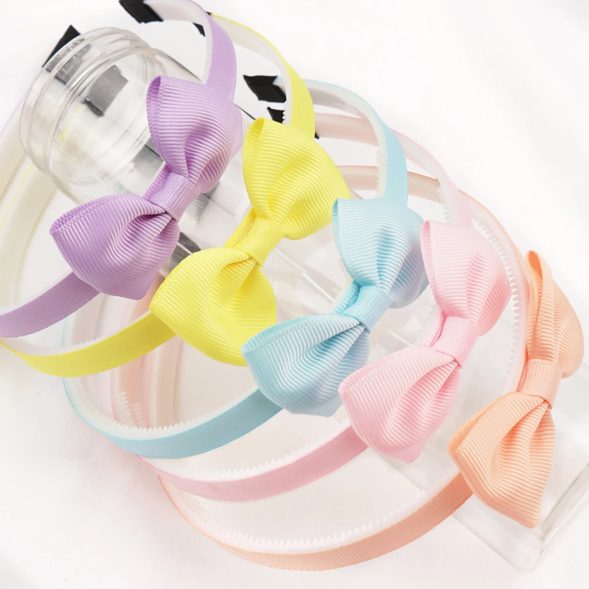 Vibrant Grosgrain Ribbon Hair Bows Headbands
