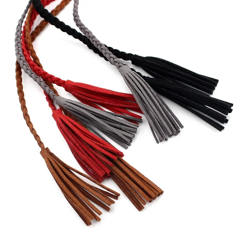 New Thin Rope Weaving Female Fashion Tie Waist Belts Women Party Dress Wild Small Belt Strap Cinturon Mujer Cinto Feminino Gift