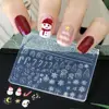 3D Nails Art Silicone Mold Pad Snowflake Snowman Santa Claus Nail Carving Manicure Tool Relief Winter Christmas Relief Mould DIY 1