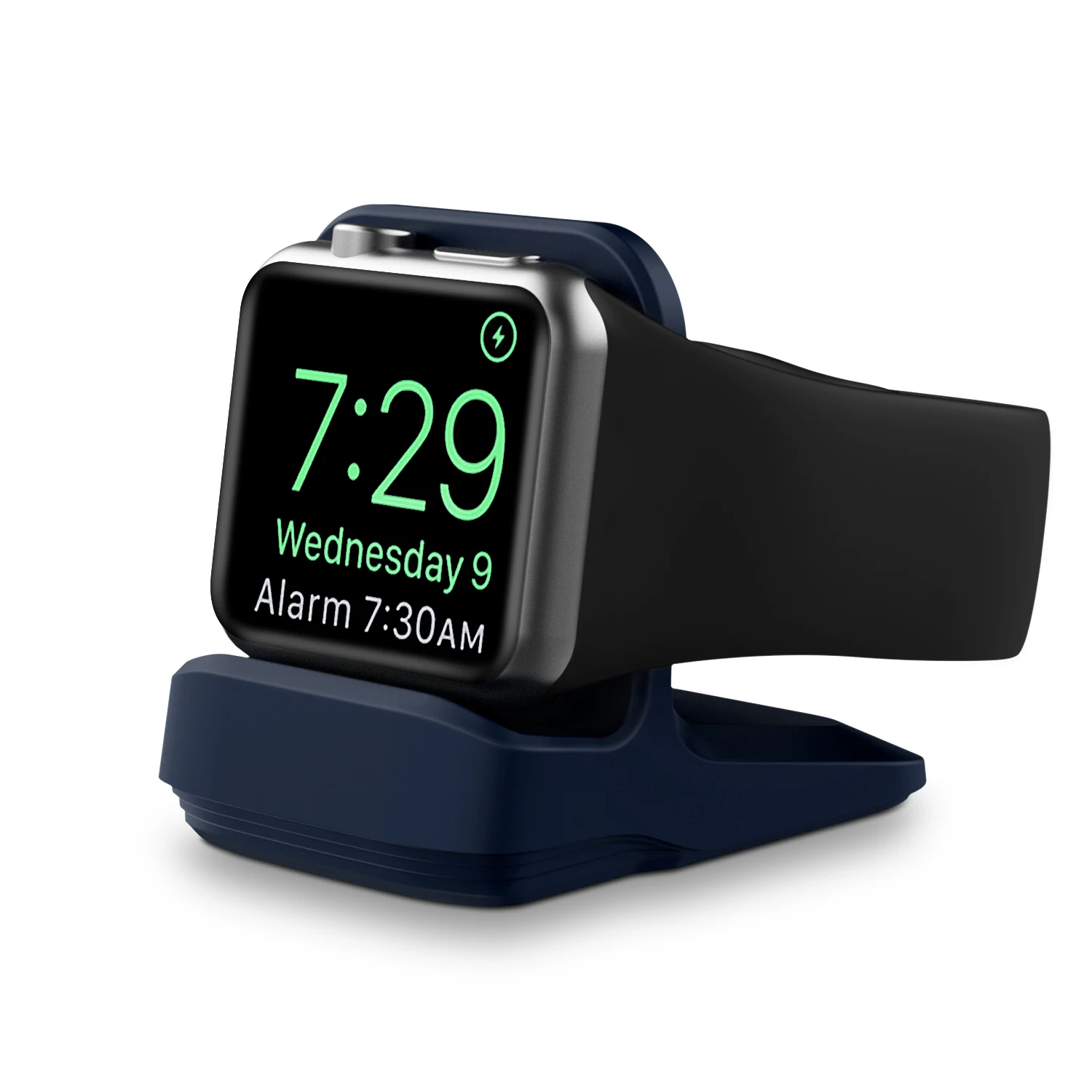 Silicone charging stand For Apple watch series 8 7 6 5 4 3 SE Soft comfortable 45mm 41mm 44mm 42mm 40mm 38mm Watch stand base
