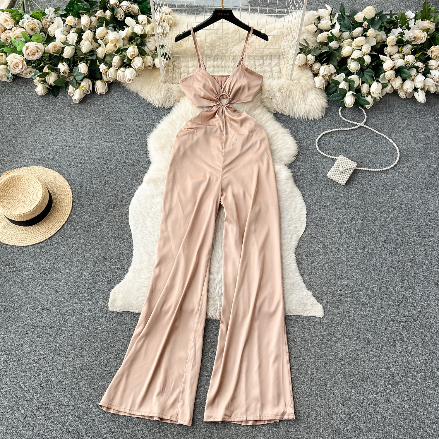 

High-end Pure Desire Hot Girl Style Suspender Jumpsuit Women Overalls for Women Long Jumpsuits Traf Official Store New Knitwear