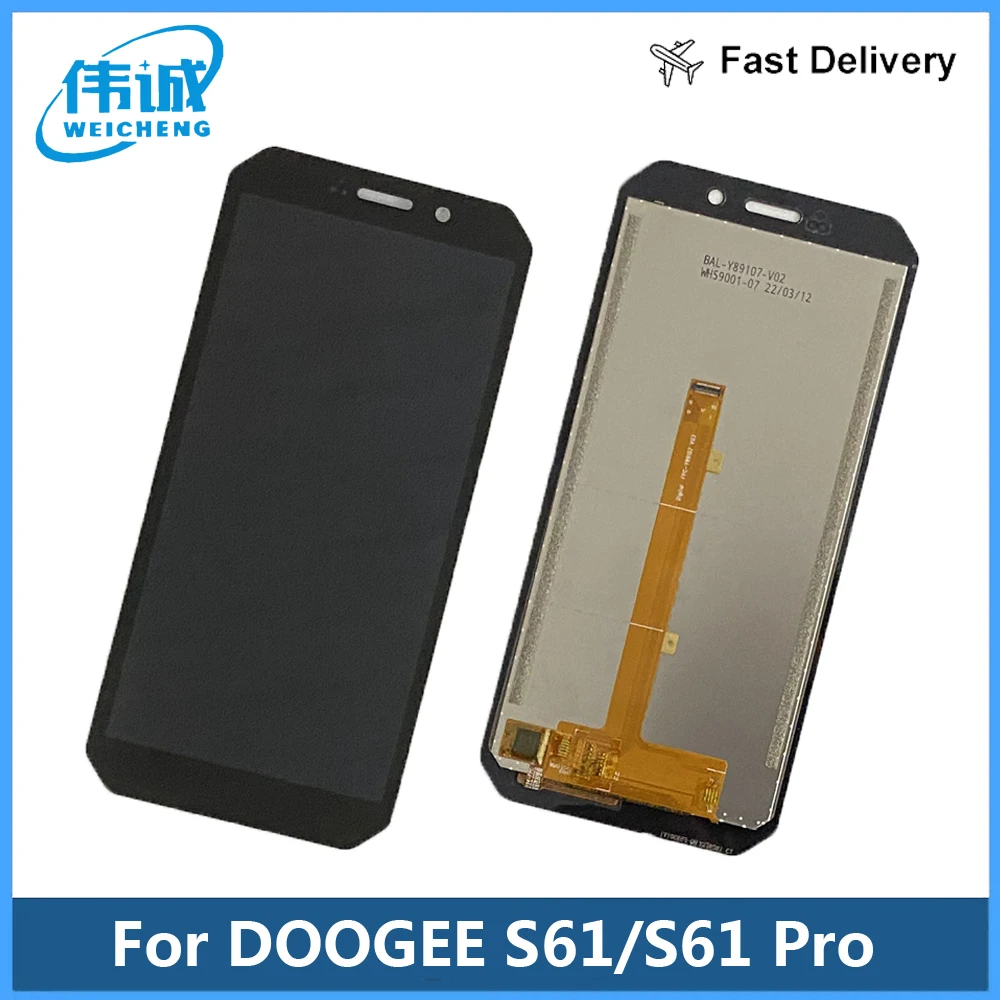 Original For DOOGEE S61 LCD Display Screen + Touch Panel Digitizer Replacement For DOOGEE S 61 S61 Pro LCD Display