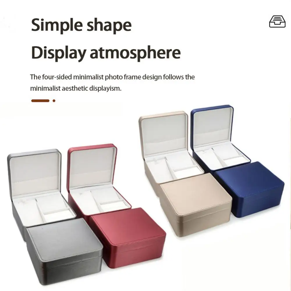 

Роскошная элегантная шкатулка для ювелирных изделий из искусственной кожи, высококачественный безопасный матовый роскошный органайзер для ювелирных изделий, шкатулка для хранения, лучший подарок