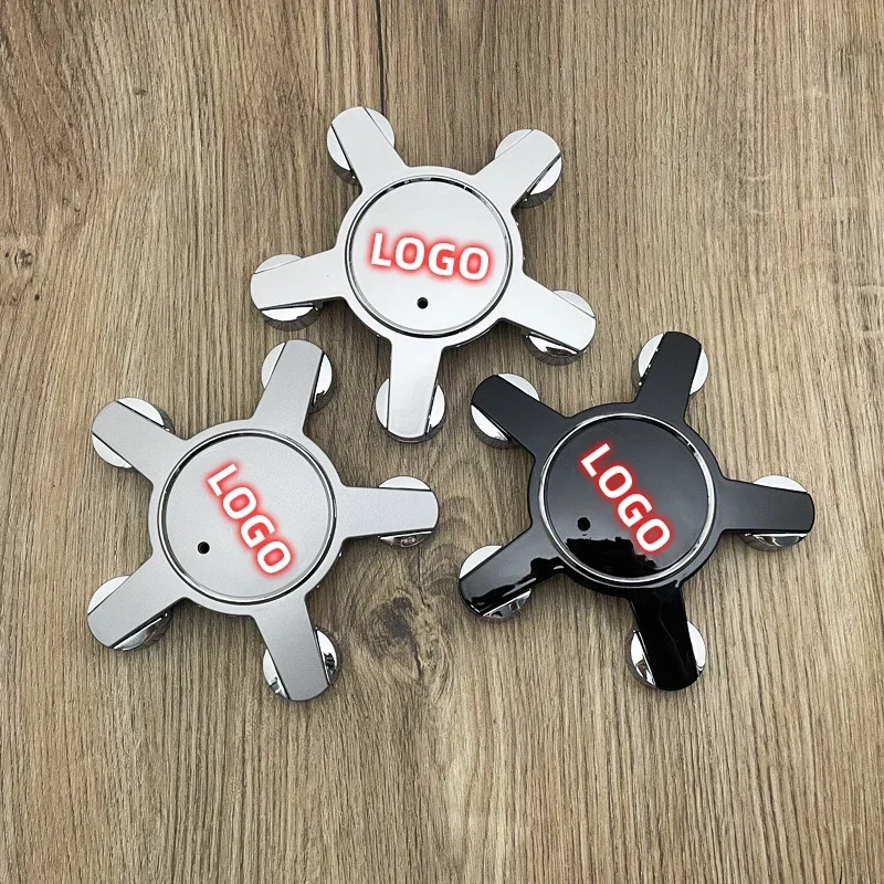 4Pcs 135Mm Five Claws Car Wheel Center Cap Coprimozzo Badge Logo 8 R0601165 4F0601165N Per Vw Volkswagen Accessori Auto