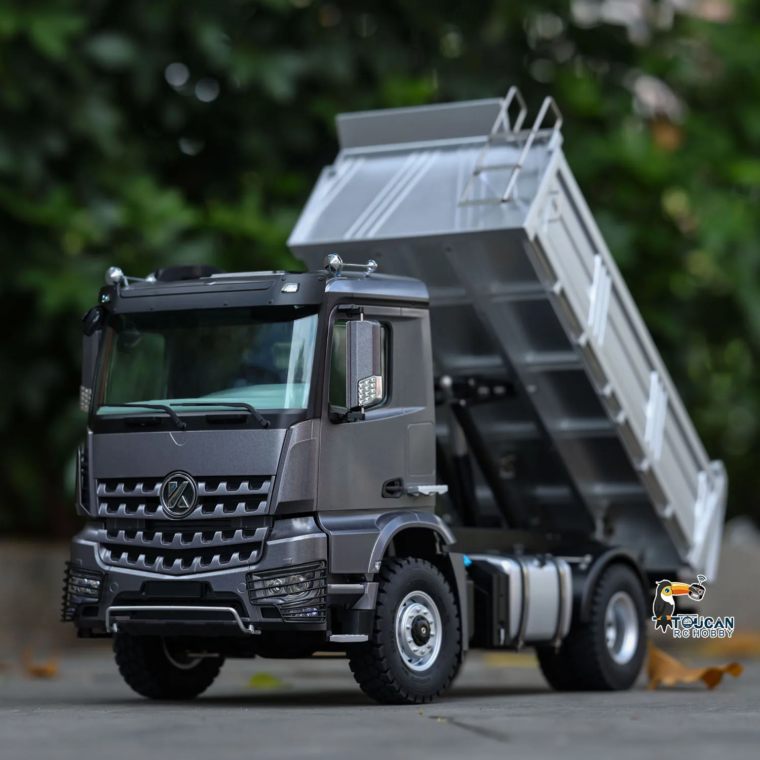 In Stock 1/14 Kabolite 5701 4x4 Remote Control Dumper Tipper RTR RC Dump Truck Sound Light System Lead Screw Gifts Toys Model 3