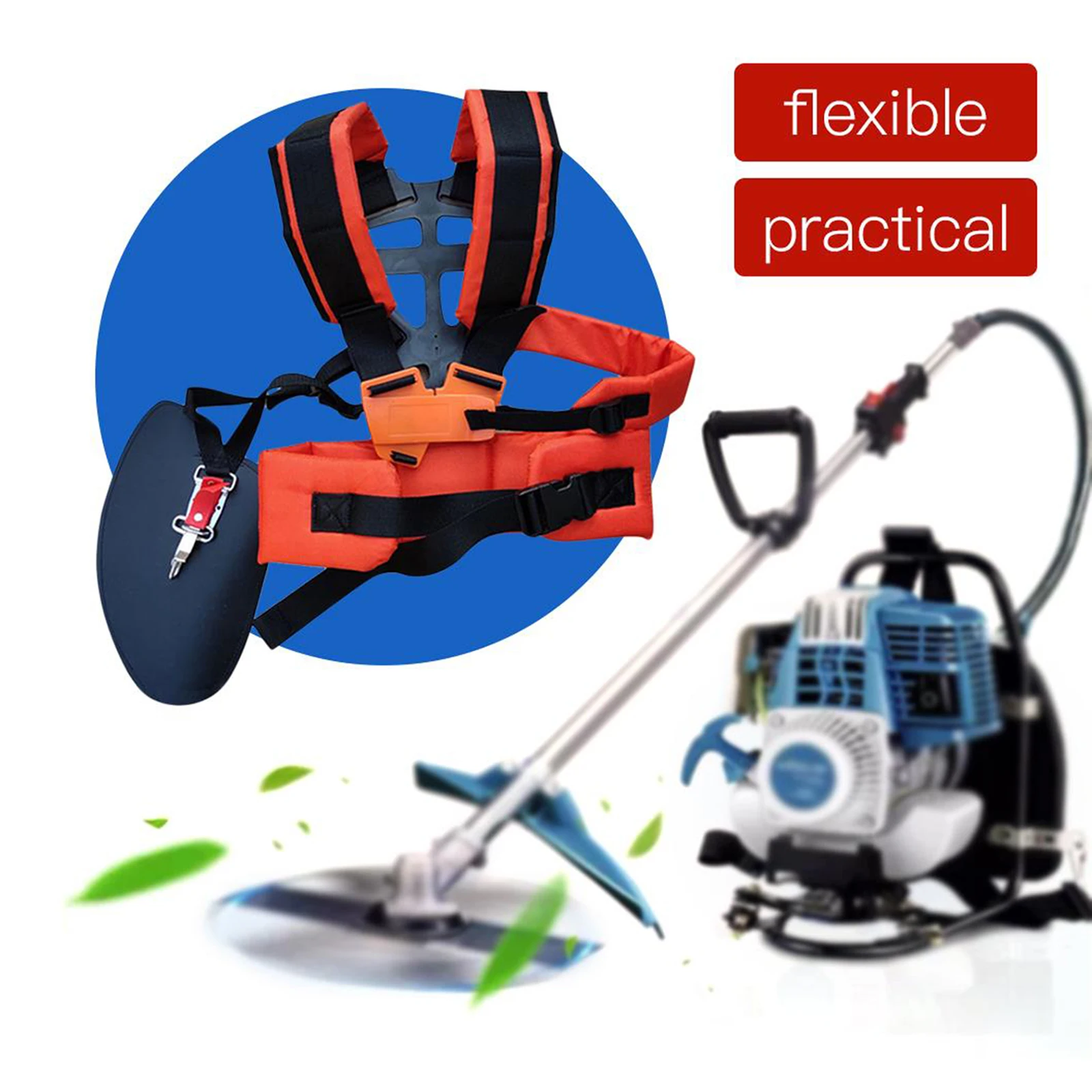 Garden Mower Shoulder Strap Comfort Harness Double Shoulder Strap Trimmers Brushcutters Grass Trimmer Strimmer Harness brush cutter accessories,mower accessories