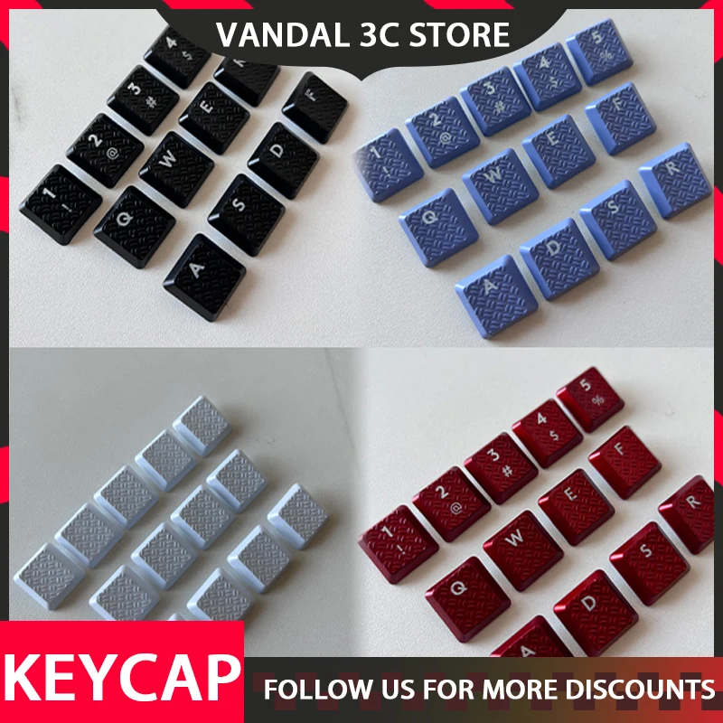 8 Tasti/13Keys Caps Per Logitech G915 \ G913 G913 Tkl \ G813 \ Tkl Keycaps Per Tastiera Texture Slip Sostituzione Keycaps Copritasti Colorati Fai Da T