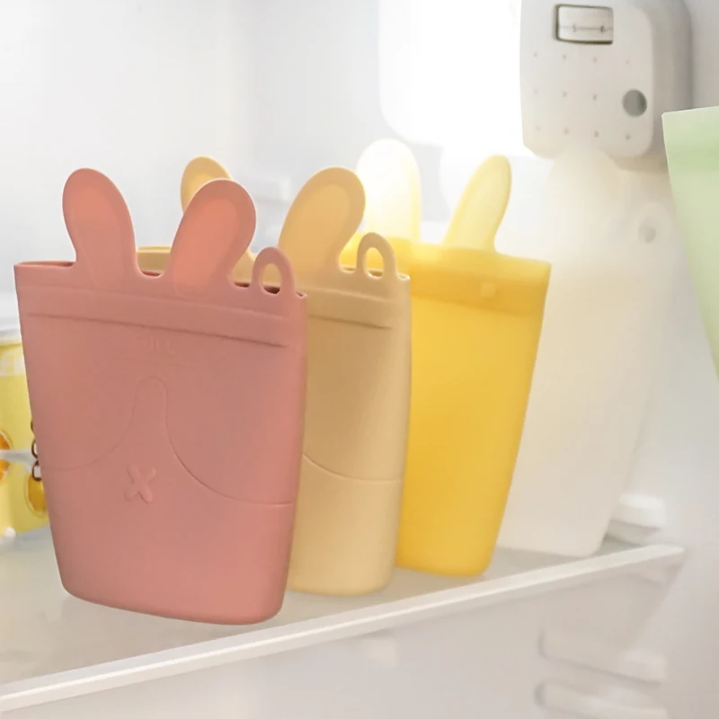 1PC Silicone Reusable Baby Feeding Snack Bags Leakproof Containers Fresh Bag Food Storage Box Freezer Bag Baby Stuff 3