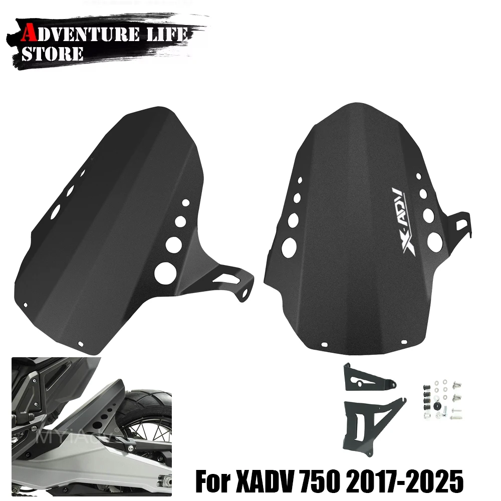 Parafango Posteriore Per Motocicletta XADV 750 NSS750 - Nero, In Alluminio, Antischizzi - Foto 3