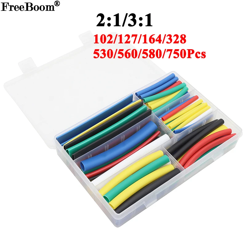 102 750pcs Heat shrink Tubing Thermoresistant Tube Heat Shrink Wrapping