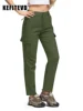 KEFITEVD Winter Fleece Lined Hiking Pants Women's Soft Shell Waterproof Trousers Warm Thermal Ski Pants Camping Fishing Bottoms 3