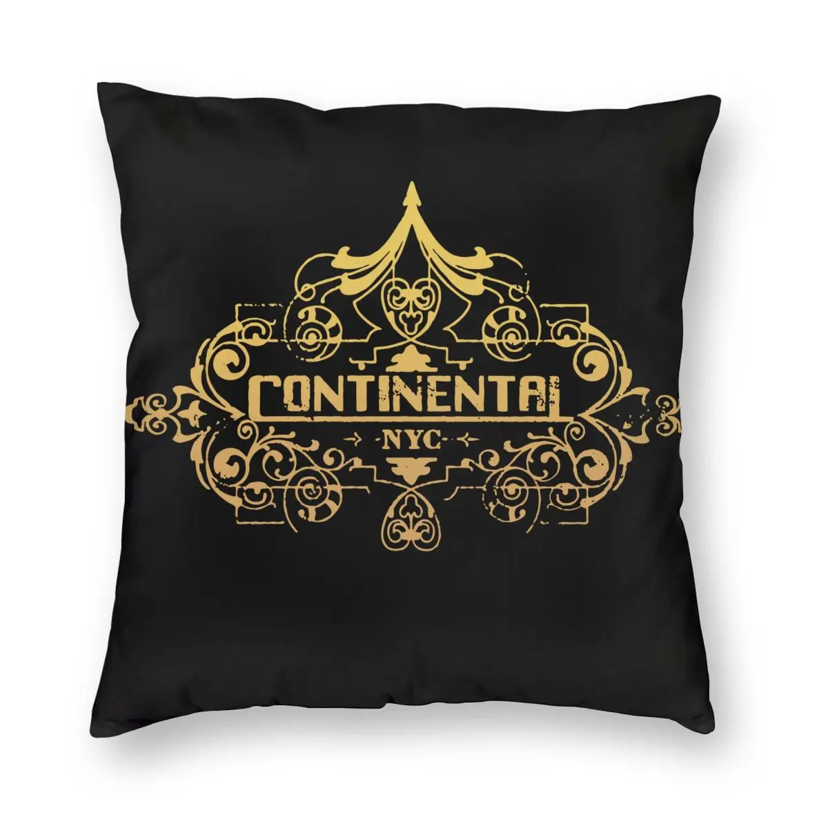 

The Continental Hotel Pillowcase Soft Polyester Cushion Cover Decorations John Wick Throw Pillow Case Cover Chair 40X40cm