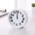 Square Round Alarm Clock Snooze Silent Sweeping Wake Up Table Clock Battery Powered Snooze Compact Portable Travel Alarm Clock 8