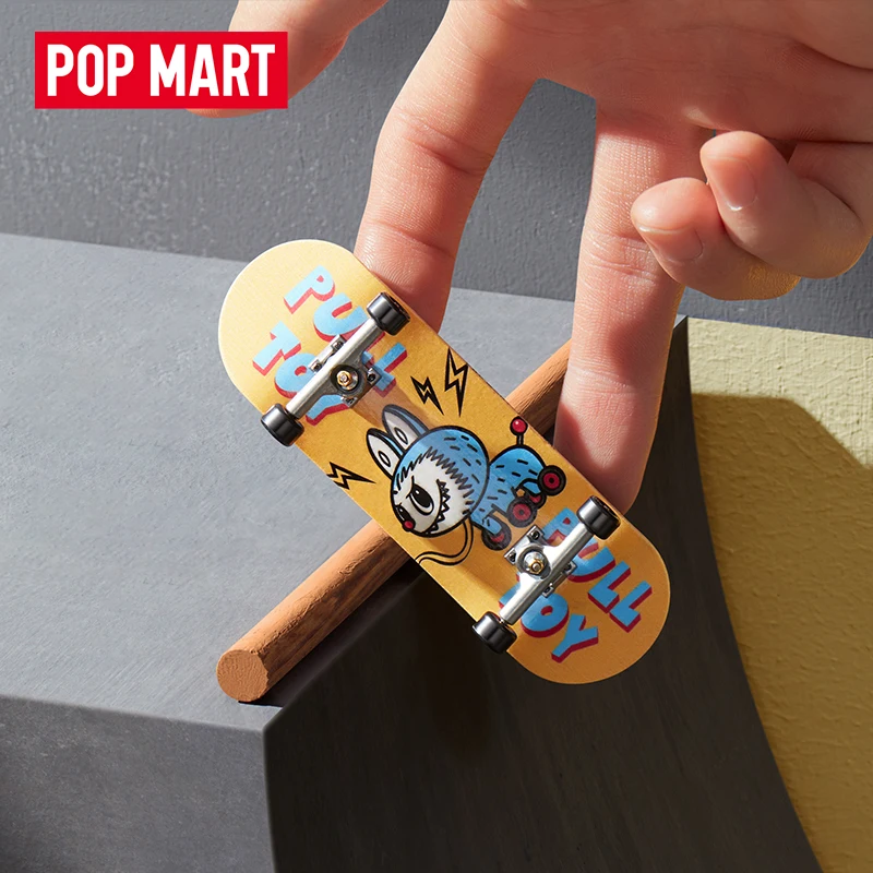 POPMART The Monsters Elf Toy Series Finger Skateboard Blind Box