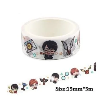 Harri Wizard Student Masking Potter Tape Decorazione Fai Da Te Adesivo Scrapbooking Nastro Adesivo Forniture Per Ufficio Scolastico Regalo Di Cancelle