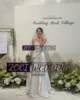 Zoci Elegant Strapless Korea Wedding Dresses Soft Satin Pleats V Neck Photos Shoot Dress Customized Backless Corset Bridal Gown 2