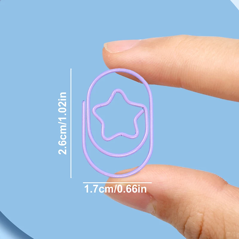 Colorful Loop Pins Creative Stationery Bookmark Set 20pcs