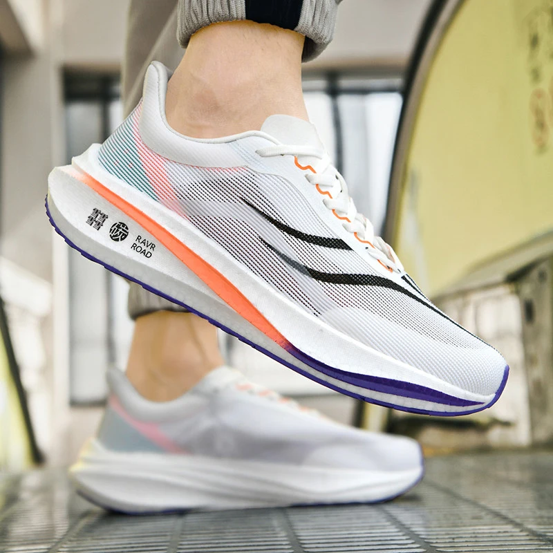 Running Shoes Men Women Size 35-45 Couples Carbon Fiber Sports Sneakers Male Female Lightweight Jogging Shoes Gym Trainers 2023