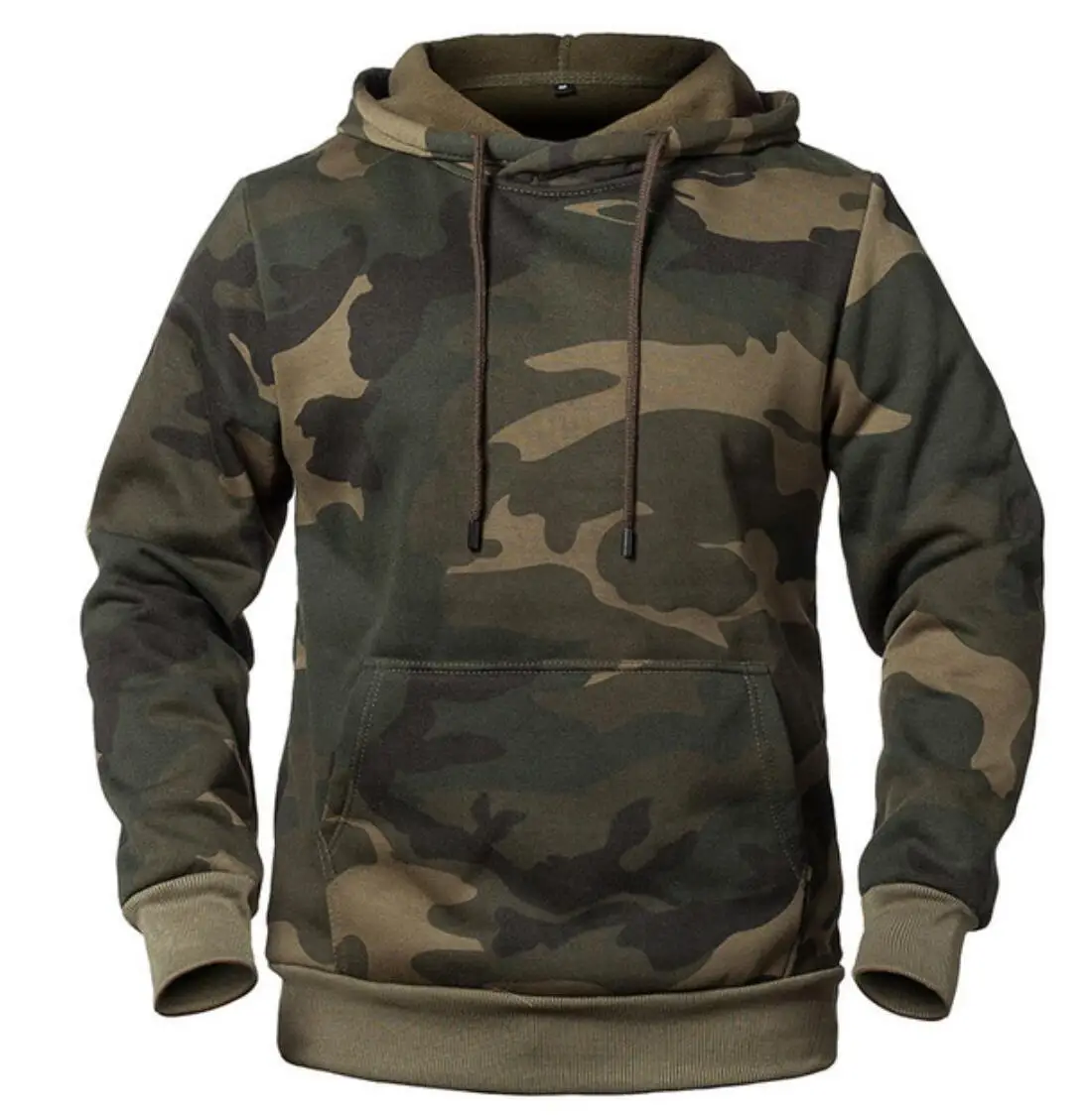 

Hoodies Trendy Fleece Men's Autumn Winter Casual Hoodies Men Camouflage Pullover Sweatshirts Male Outwear Hooded Collar Tops