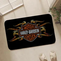 Harley Davidson Kitchen Carpet for Home Entrance Doormat Entrance Door Mat Floor Things for the Home Decor Items Bedroom Rug 1