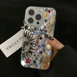 Retro Style Sun and Stars Phone Case for Oppo F29 Pro 5G (YSK - CC251121Q1)