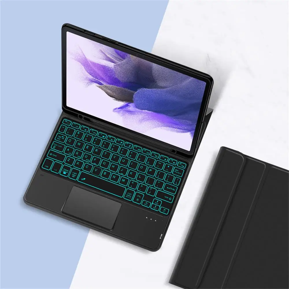 Capa de Teclado Retroiluminado para Samsung Smart Cover para Tablet Galaxy Tab s9 Plus 12.4 Ultra 14.6 11 12.4 2023 - Imagem 3