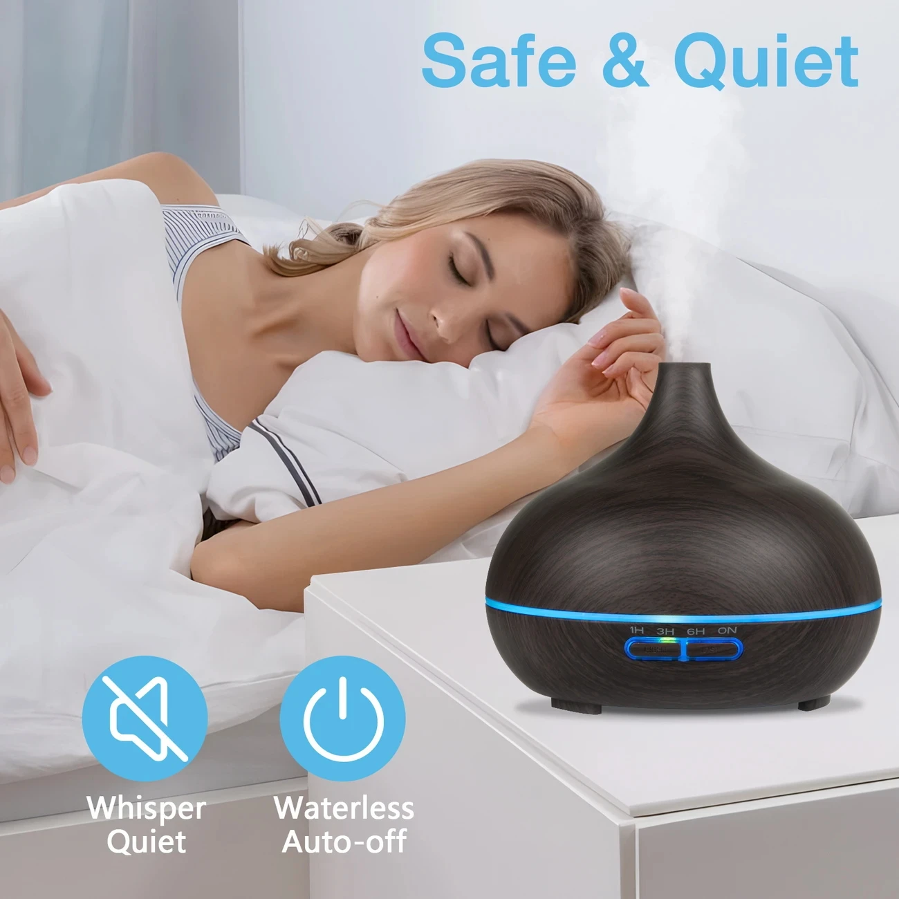 550ML Essential Oil Diffuser Set 6