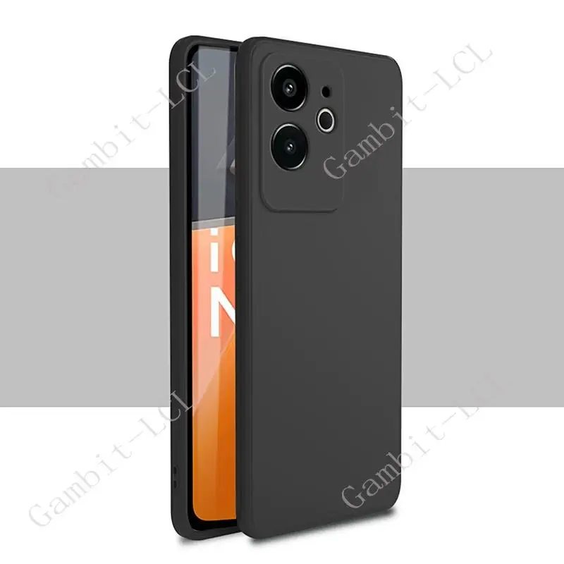 Enhanced Silicone Protective Shockproof Back Case for Smartphones - Soft TPU, 6.78