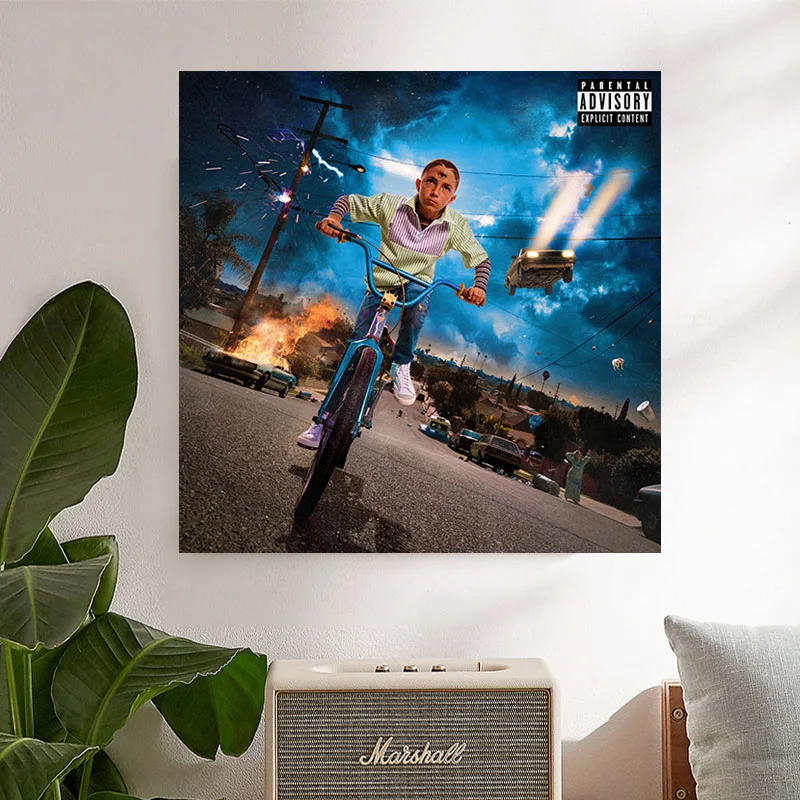 Juice Wrld Canvas Wall Art 16X20 Rap Hip hop Influential Eminem JuiceWrld