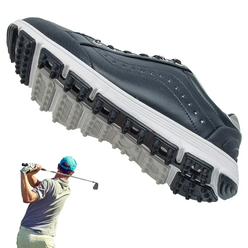 Waterproof Golf Shoes Men Spikeless Golf Wears for Men Outdoor Walking Shoes for Golfers Walking Sneakers Male golf shoes