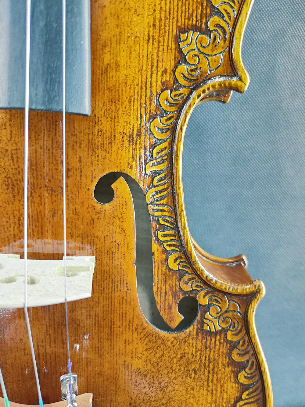 Acoustic violin 4/4 size professional handmade oil antiqued varnish