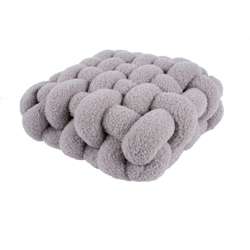

Plush Knot Cushion Handwoven Sofa Couch Cushion Ornament Dropship