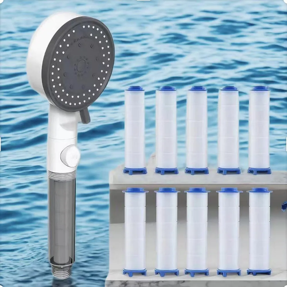 11 Piece set of pressurized Shower head nozzle set for home use, Shower faucet, Bathroom shower, Shower Heater, Pressurized