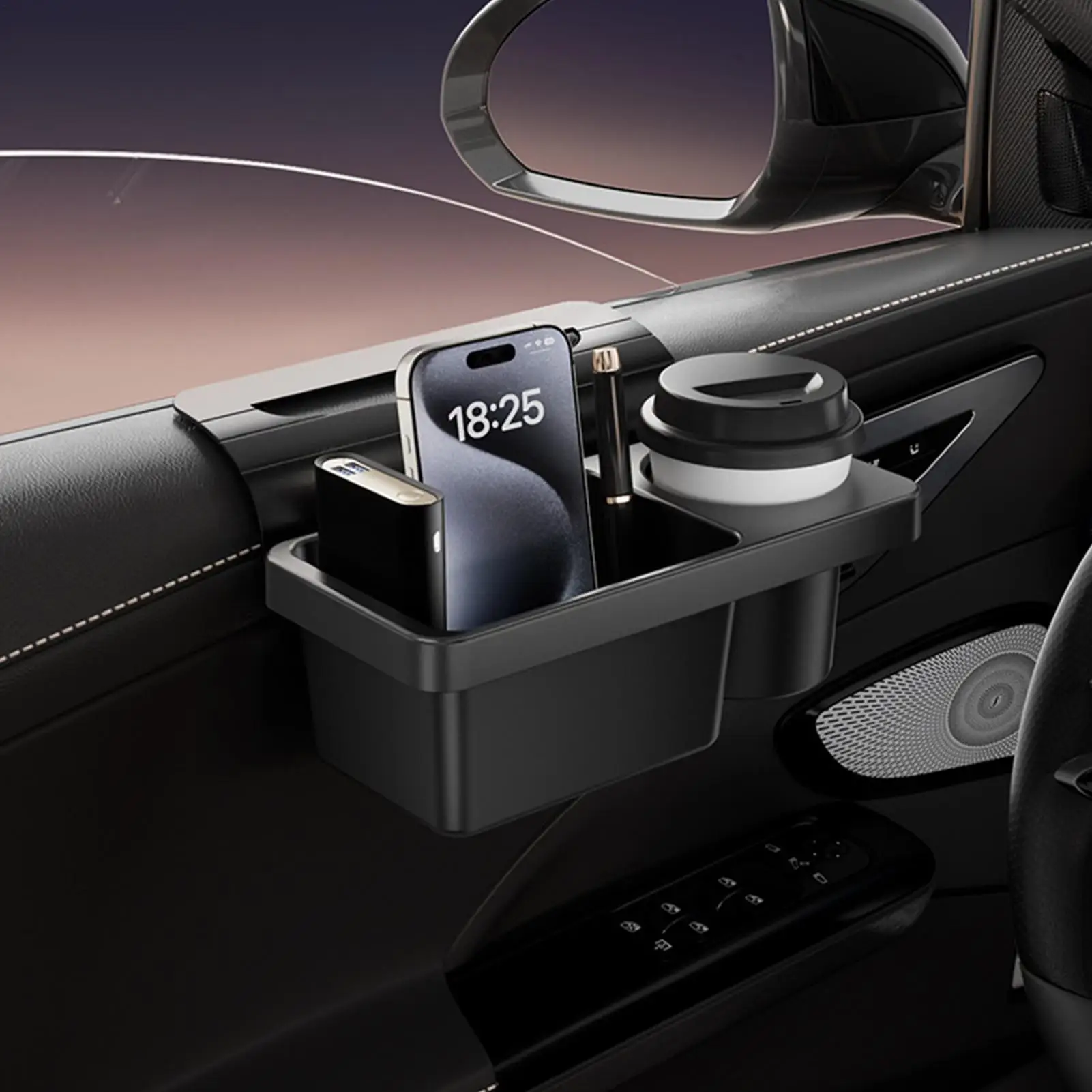 Automotive Seat Back Organizers Car Window Cup Holder Multifunctional NonSlip Car Cup Holder Automotive Supplies Door Cup Holder