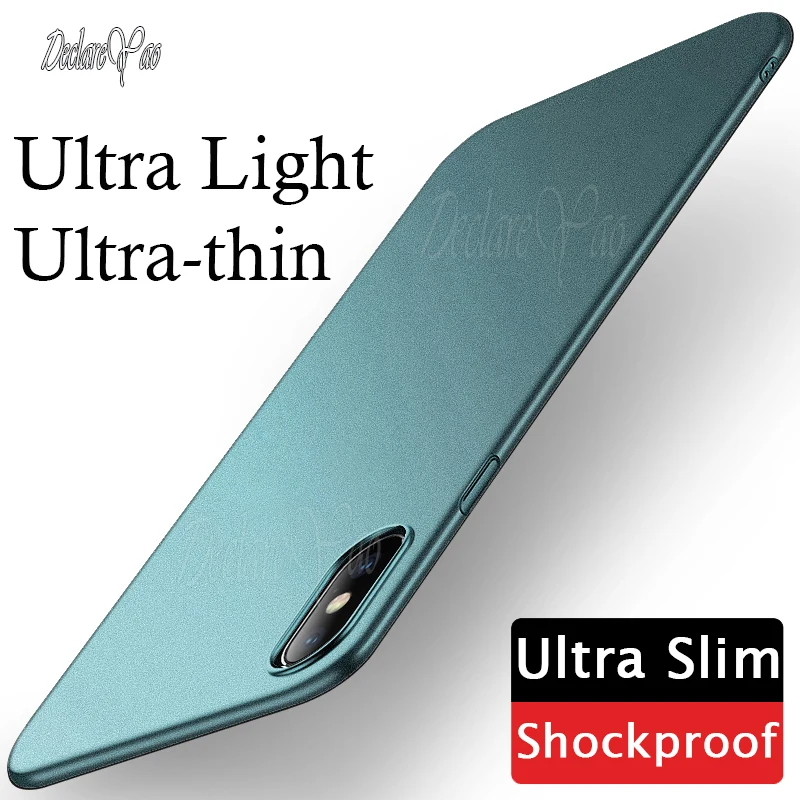 Case For Apple SE 3 2022 Cover Slim Matte Coque For Apple iPhone 11 Pro Max Case Hard Back