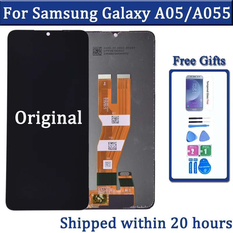 

ЖК-дисплей 6,7 дюйма для Samsung A05 LCD A055, ЖК-дисплей с сенсорным экраном и дигитайзером для Samsung SM-A055F, SM-A055F/DS, ЖК-экран