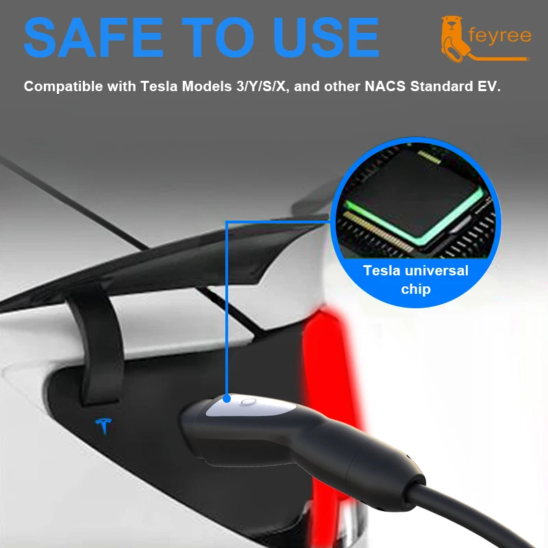 Portable 3.5kW TS-NACS Charger Tesla Compatible 2