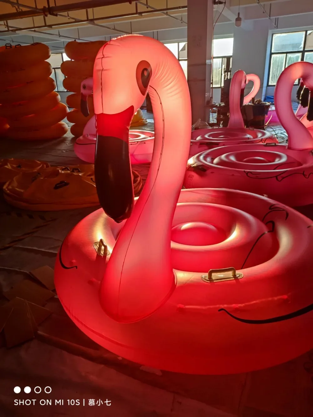 Flamingo Float Summer's Hottest Pink Inflatable Raft Tube Comfortable Pool Accessory For Water Play