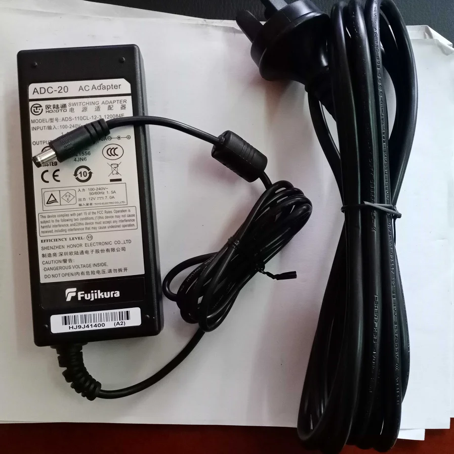 FSM- 87S/88S FSM-88C 87C Optical Fiber Splicing Machine Power Adapter Charger 87S 88S Battery Charging Made in Japan hi end furutech alpha ps 950 18 alpha occ conductor carbon fiber flagship hi fi upgrade power cord ac power cable made in japan