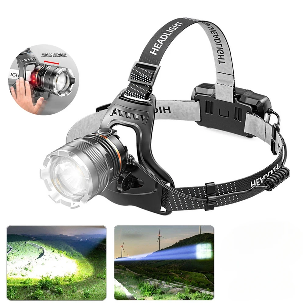 Head Flashlight XHP50 LED Sensor for Head Flashlight Cob Headlamp