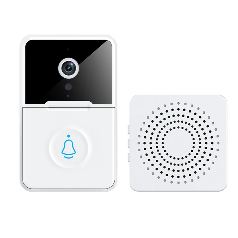 

1 компл. Цифровой визуальный Интерком WIFI 2,4G 5 ГГц камера электронная 1080P домашняя камера видеонаблюдения белая