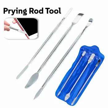 Kit di 3 attrezzi universali per la riparazione di cellulari, lame in metallo, strumenti per lo smontaggio, set di attrezzi manuali per iPhone, Huawei, tablet